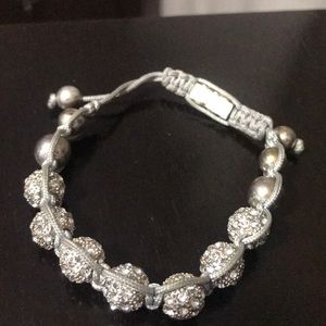 Silver stretch bracelet